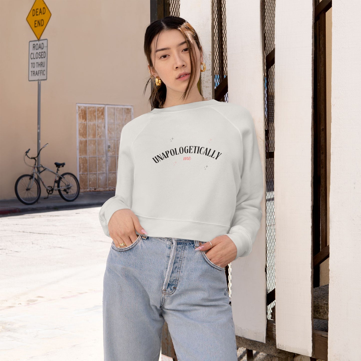 Unapologetically Me Cropped Fleece Pullover