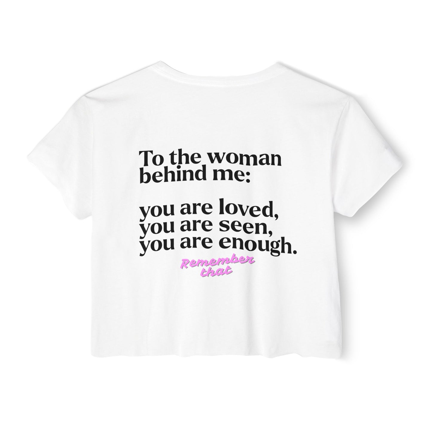 You Matter Crop Top