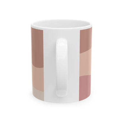 Stylish Ceramic Mug - Modern Abstract Design for Coffee Lovers