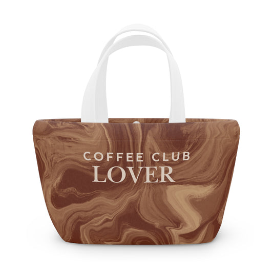Coffee Club Lover: Eco-Friendly Lunch Tote
