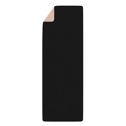 Eco-Friendly Rubber Yoga Mat - Multi-Colored Waves, Perfect for Mindfulness & Fitness Enthusiasts