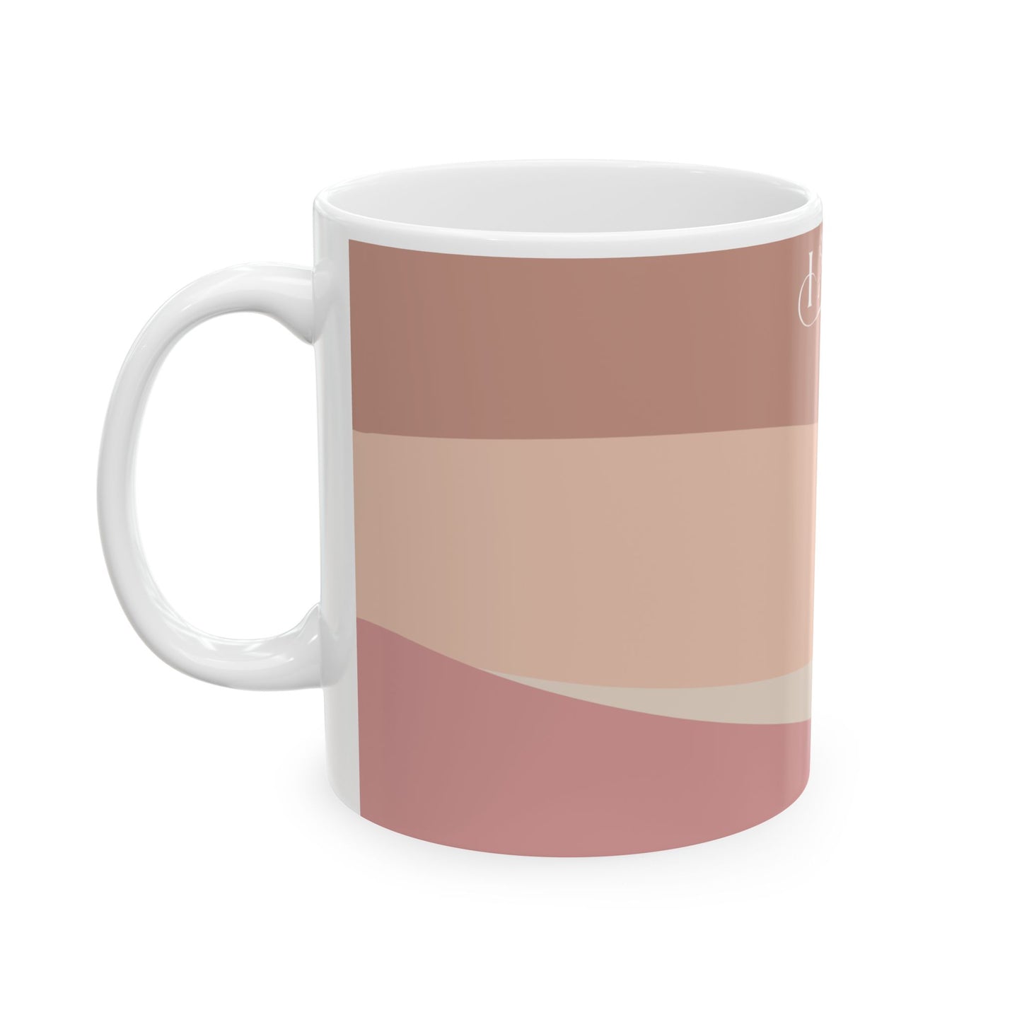 Stylish Ceramic Mug - Modern Abstract Design for Coffee Lovers