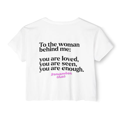 You Matter Crop Top