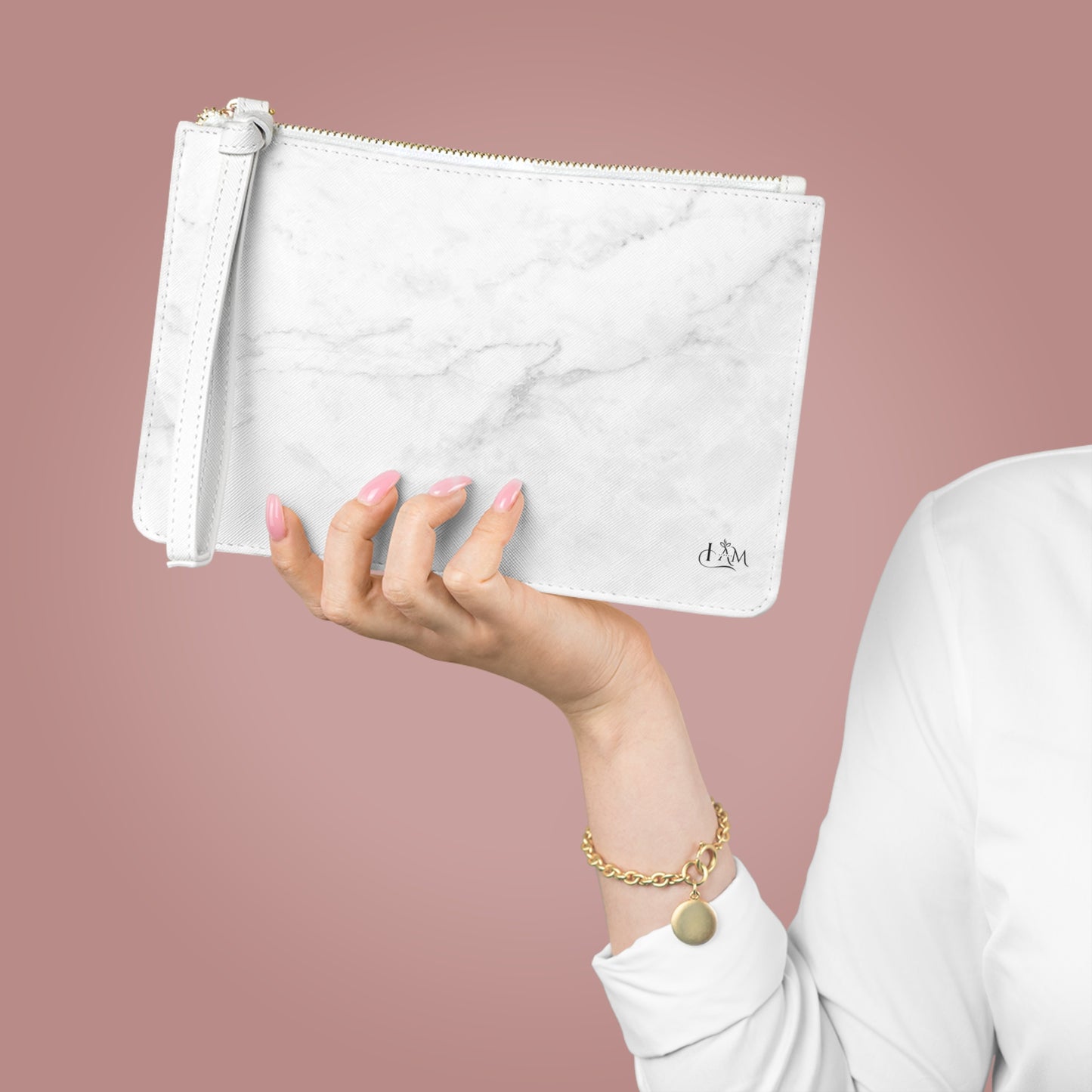 Marble Glow Clutch