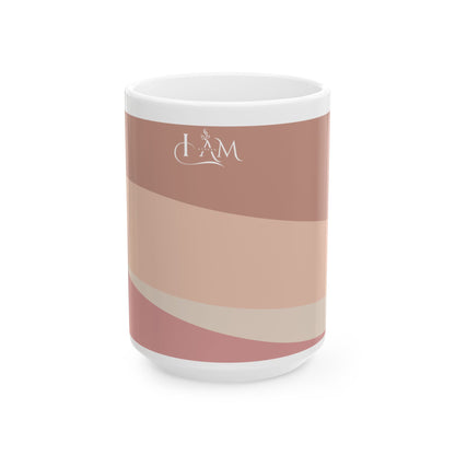 Stylish Ceramic Mug - Modern Abstract Design for Coffee Lovers
