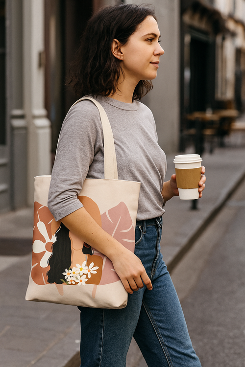 Boho Tote Bag - I AM ATHENA