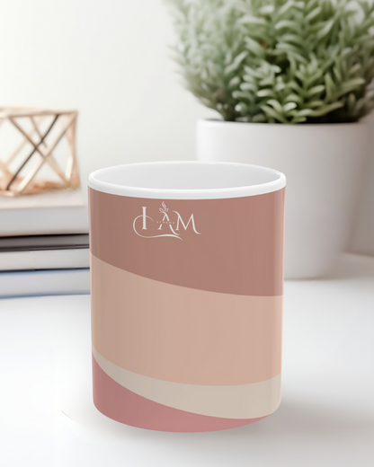 Stylish Ceramic Mug - Modern Abstract Design for Coffee Lovers
