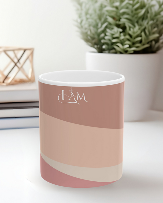 Stylish Ceramic Mug - Modern Abstract Design for Coffee Lovers